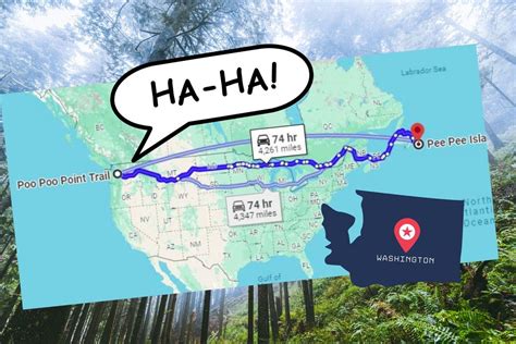 The Ultimate Road Trip: From Poo Poo Point to Pee Pee Island